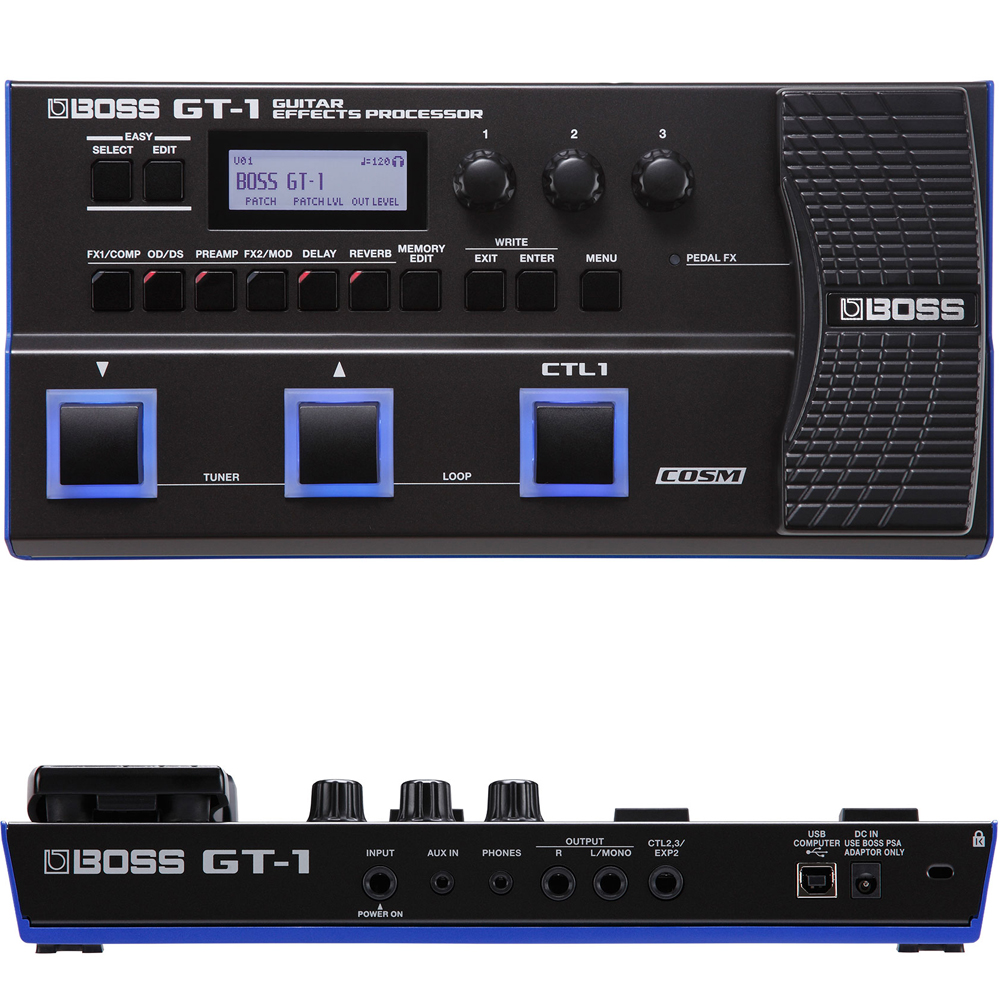 Boss GT1 Guitar Effects Processor Boss Effects Pedals Drum and Guitar